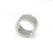 Bague 55 CHANEL Matelassée - Bague bandeau en or blanc 750‰ 58 Facettes 260097R