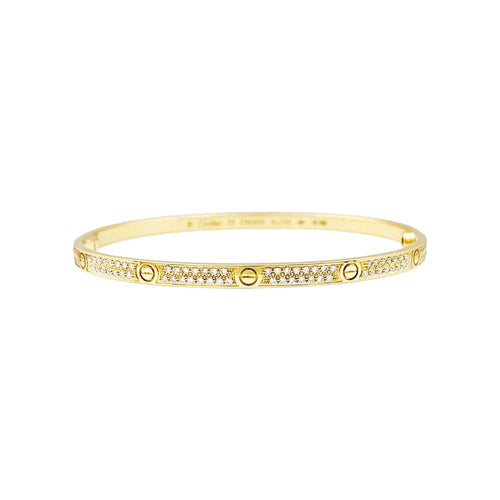 Bracelet Bracelet CARTIER, "Love", or jaune, diamants. 58 Facettes 35502