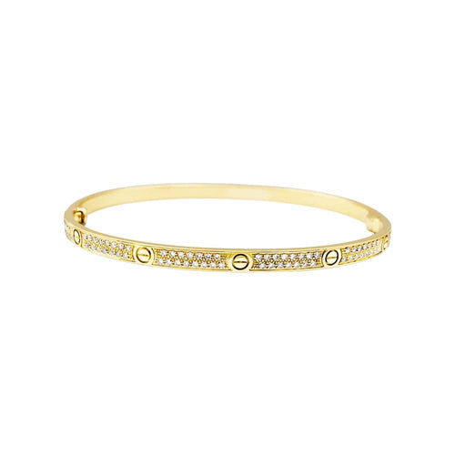 Bracelet Bracelet CARTIER, "Love", or jaune, diamants. 58 Facettes 35502