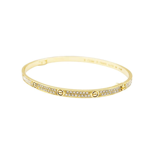 Bracelet Bracelet CARTIER, "Love", or jaune, diamants. 58 Facettes 35502