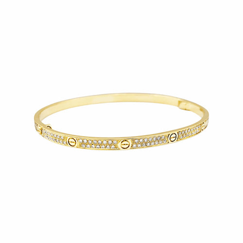 Bracelet Bracelet CARTIER, "Love", or jaune, diamants. 58 Facettes 35502