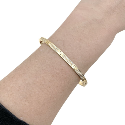 Bracelet Bracelet CARTIER, "Love", or jaune, diamants. 58 Facettes 35502