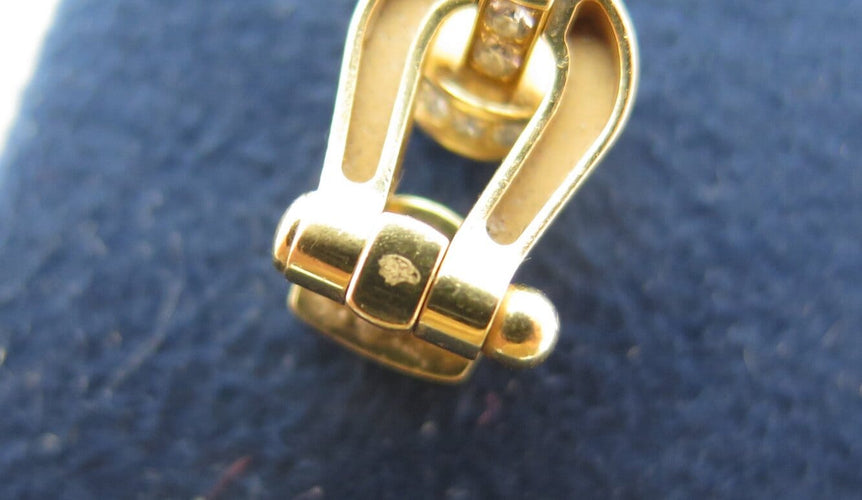 Bracelet FRED Force 10 - Bracelet moyen modèle en or jaune 18k et diamants 58 Facettes 273902