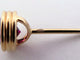 Boucles d'oreilles Poiray Lolita - Boucles d'oreilles puces en or jaune 18k et rhodolites 58 Facettes 273755