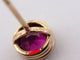 Boucles d'oreilles Poiray Lolita - Boucles d'oreilles puces en or jaune 18k et rhodolites 58 Facettes 273755