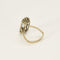 Bague 53 Bague en or gris 18 k à aigue-marine taille émeraude 58 Facettes Bague_003