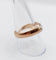 Bague 58.5 Bague jonc antique en or rose et diamant taille ancienne 58 Facettes A06899
