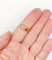 Bague 58.5 Bague jonc antique en or rose 18k avec diamant taille ancienne 58 Facettes A06899