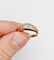 Bague 58.5 Bague jonc antique en or rose 18k avec diamant taille ancienne 58 Facettes A06899