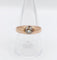Bague 58.5 Bague jonc antique en or rose 18k avec diamant taille ancienne 58 Facettes A06899