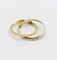 Bague 59 Alliance jumelée victorienne - Bague en or rose 18 k (circa 1880) 58 Facettes A06860