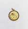 Pendentif Pendentif médaille Étoile d'amour en or jaune 18k et rubis 58 Facettes A06867