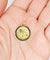 Pendentif Pendentif médaille Étoile d'amour en or jaune 18k et rubis 58 Facettes A06867