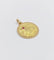 Pendentif Pendentif médaille Étoile d'amour en or jaune 18k et rubis 58 Facettes A06867
