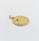 Pendentif Pendentif médaille Étoile d'amour en or jaune 18k et rubis 58 Facettes A06867