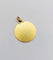 Pendentif Pendentif médaille Étoile d'amour en or jaune 18k et rubis 58 Facettes A06867