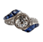 Bague 54.5 Bague Art déco - Diamant taille ancienne 1,60 ct en or blanc 18k 58 Facettes A06886