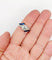 Bague 54.5 Bague Art déco - Diamant taille ancienne 1,60 ct en or blanc 18k 58 Facettes A06886