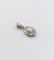 Pendentif Pendentif vintage en or blanc 18k avec diamants, marquise 0,48 ct 58 Facettes A06888