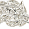 Boucles d'oreilles Boucles d'oreilles feuilles à diamants en or blanc 18 ct 58 Facettes 31914