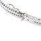 Bracelet Bracelet en or blanc 18 ct avec émeraudes et diamants 58 Facettes 41153
