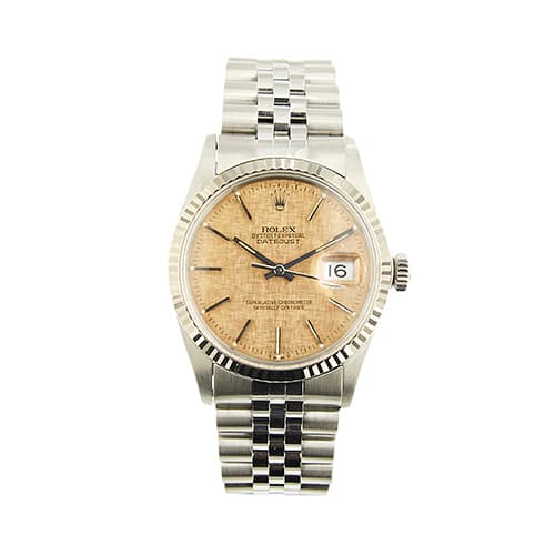 Montre Rolex Datejust - Montre automatique en acier et or blanc 18 ct, 36 mm 58 Facettes 33854