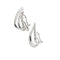 Boucles d'oreilles Boucles d’oreilles à voile en or blanc 18 ct et diamants 58 Facettes 37254