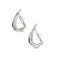 Boucles d'oreilles Boucles d’oreilles à voile en or blanc 18 ct et diamants 58 Facettes 37254