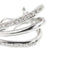 Boucles d'oreilles Boucles d’oreilles à voile en or blanc 18 ct et diamants 58 Facettes 37254
