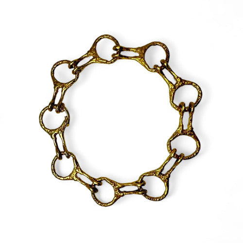Bracelet Braque - Bracelet Mésopotamie en or jaune 58 Facettes