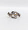 Bague 52 Bague toi et moi antique en or 18k, platine et diamants taille ancienne 58 Facettes A06897