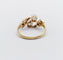 Bague 52 Bague toi et moi antique en or 18k, platine et diamants taille ancienne 58 Facettes A06897