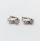 Boucles d'oreilles Art déco - Boucles d'oreilles dormeuses en or blanc 18k et diamants 58 Facettes A06898