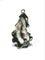 Pendentif Pendentif - Dioptase sur quartz améthyste en or rose 18 carats 58 Facettes 1733915