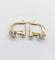 Boucles d'oreilles Dormeuses antiques - Boucles d'oreilles en or 18k, platine et diamants 58 Facettes A06906