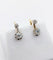 Boucles d'oreilles Dormeuses antiques - Boucles d'oreilles en or 18k, platine et diamants 58 Facettes A06906