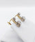 Boucles d'oreilles Dormeuses antiques - Boucles d'oreilles en or 18k, platine et diamants 58 Facettes A06906