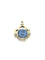 Pendentif Pendentif cachet en or champagne 18 carats et agate 58 Facettes 1733944