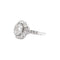 Bague 57 Bague ancienne platine et diamants. 58 Facettes 35345