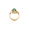 Bague 50 Bague Belle Époque émeraude et diamants en or rose et platine 58 Facettes LMB-351