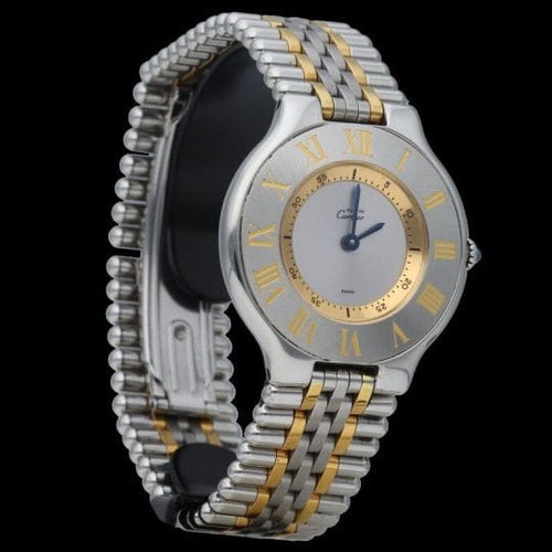 Montre Cartier Montre Must 21 Or Jaune 18K / Acier 58 Facettes MT46020