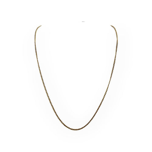 Collier Chaîne - Maille gourmette allongée en or jaune 750, 57 cm 58 Facettes 149066455