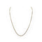 Collier Chaîne - Maille gourmette allongée en or jaune 750, 57 cm 58 Facettes 149066455