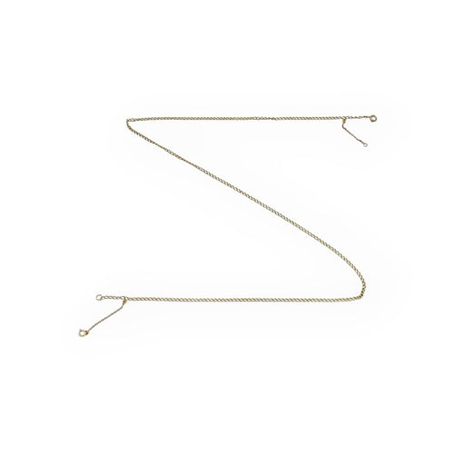Collier Chaîne - Maille gourmette allongée en or jaune 750, 57 cm 58 Facettes 149066455