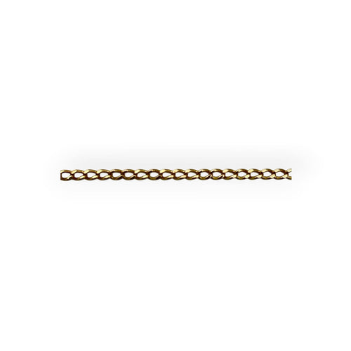 Collier Chaîne - Maille gourmette allongée en or jaune 750, 57 cm 58 Facettes 149066455