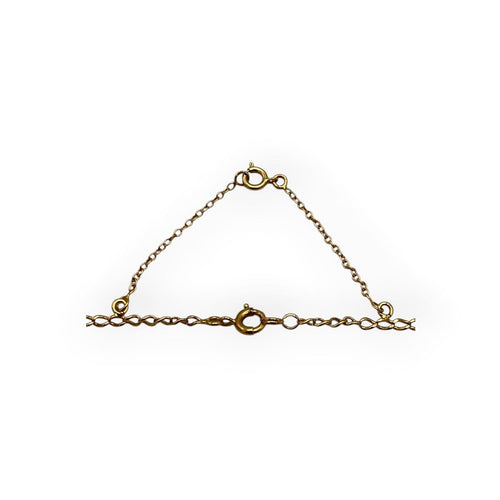 Collier Chaîne - Maille gourmette allongée en or jaune 750, 57 cm 58 Facettes 149066455
