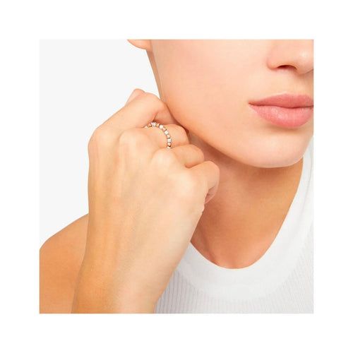 Bague DODO Mini Granelli - Bague en or rose 9K et argent 58 Facettes UKA000050SO