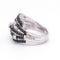 Bague BLACK&WHITE - Bague en or blanc 18 K et diamants 58 Facettes UKA000140CS