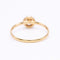 Bague Bague solitaire - Diamant en or jaune 18 K et émail noir 58 Facettes UKA000142CS