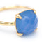 Bague Calcedonia - Bague en or jaune 18K et calcédoine 58 Facettes UKA000149CS